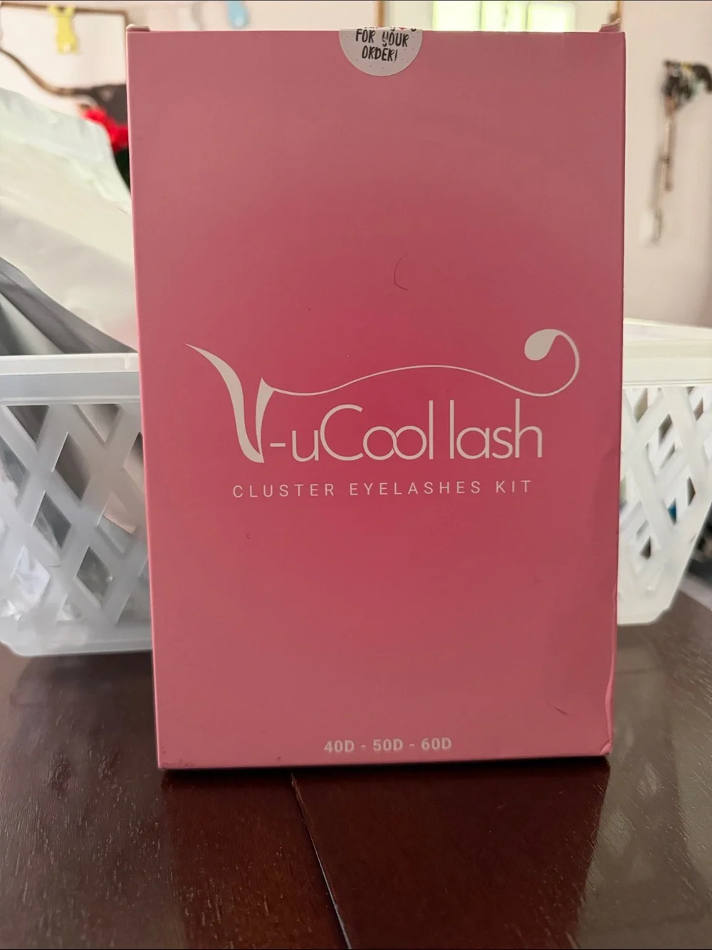 Pink Cluster Eyelashes Kit - Natural Volume